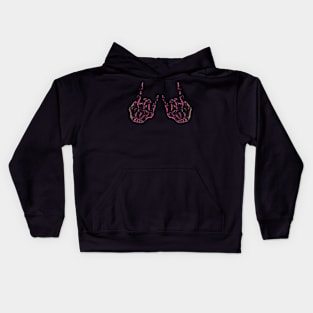 Rock On Band Rock And Rolls Kids Hoodie